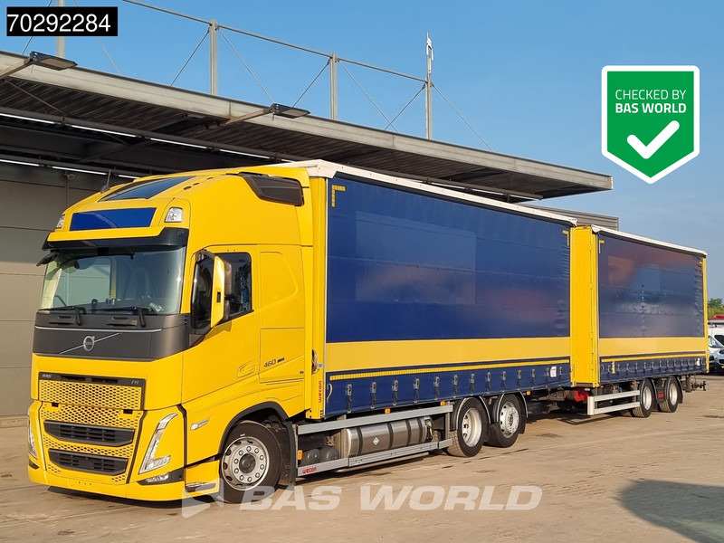 Volvo FH 460 6X2 LNG JUMBO LKW ACC Navi Standklima Liftachse Euro 6 - Φορτηγό μουσαμάς: φωτογραφία 1 Volvo FH 460 6X2 LNG JUMBO LKW ACC Navi Standklima Liftachse Euro 6 - Φορτηγό μουσαμάς: φωτογραφία 1