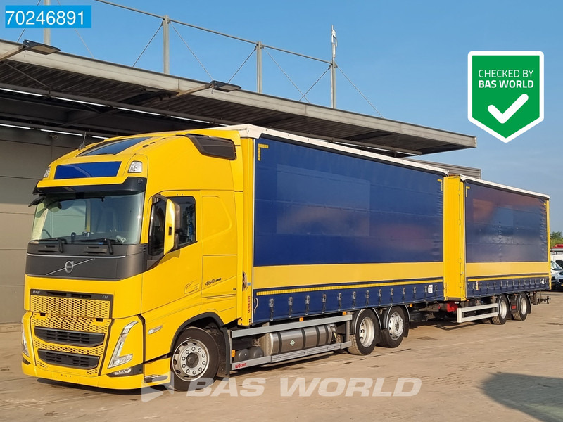 Volvo FH 460 6X2 LNG combi ACC Navi Standklima Liftachse LED EURO 6 - Φορτηγό μουσαμάς: φωτογραφία 1 Volvo FH 460 6X2 LNG combi ACC Navi Standklima Liftachse LED EURO 6 - Φορτηγό μουσαμάς: φωτογραφία 1