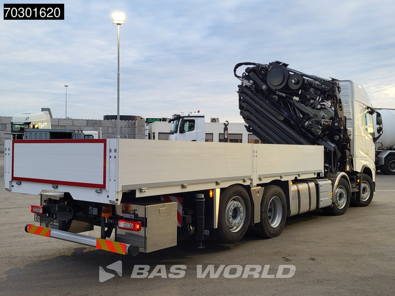 Φορτηγό με ανοιχτή καρότσα, Φορτηγό με γερανό Volvo FH 460 8X2 UNUSED EFFER 1000 9S + 6S Crane + Fly-Jib Lift+Lenkachse VEB+ Euro 6: φωτογραφία 18