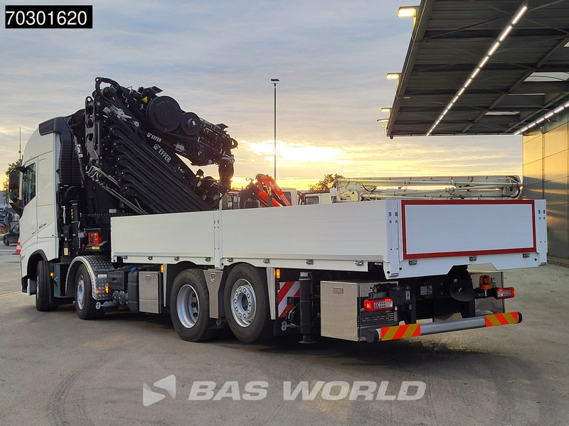 Φορτηγό με ανοιχτή καρότσα, Φορτηγό με γερανό Volvo FH 460 8X2 UNUSED EFFER 1000 9S + 6S Crane + Fly-Jib Lift+Lenkachse VEB+ Euro 6: φωτογραφία 16