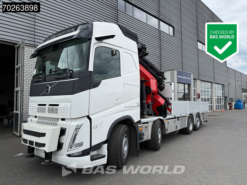 Volvo FH 500 8X2 NEW! Palfinger PK92002 SH Crane Jib Winch VEB+ EUro 6 - Φορτηγό με ανοιχτή καρότσα, Φορτηγό με γερανό: φωτογραφία 1 Volvo FH 500 8X2 NEW! Palfinger PK92002 SH Crane Jib Winch VEB+ EUro 6 - Φορτηγό με ανοιχτή καρότσα, Φορτηγό με γερανό: φωτογραφία 1