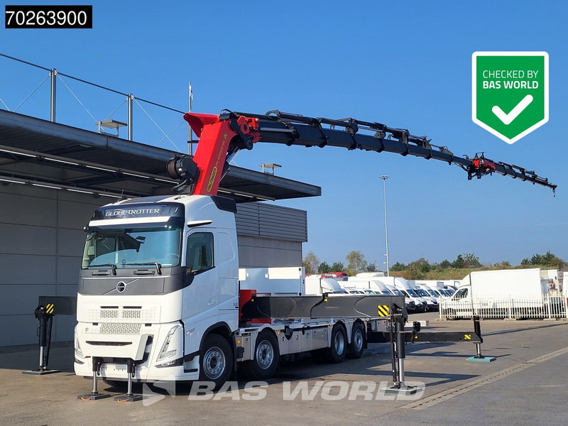Volvo FH 500 8X2 Palfinger PK110002 SH Crane + Fly-Jib Winch VEB+ Euro 6 - Φορτηγό με ανοιχτή καρότσα, Φορτηγό με γερανό: φωτογραφία 1 Volvo FH 500 8X2 Palfinger PK110002 SH Crane + Fly-Jib Winch VEB+ Euro 6 - Φορτηγό με ανοιχτή καρότσα, Φορτηγό με γερανό: φωτογραφία 1