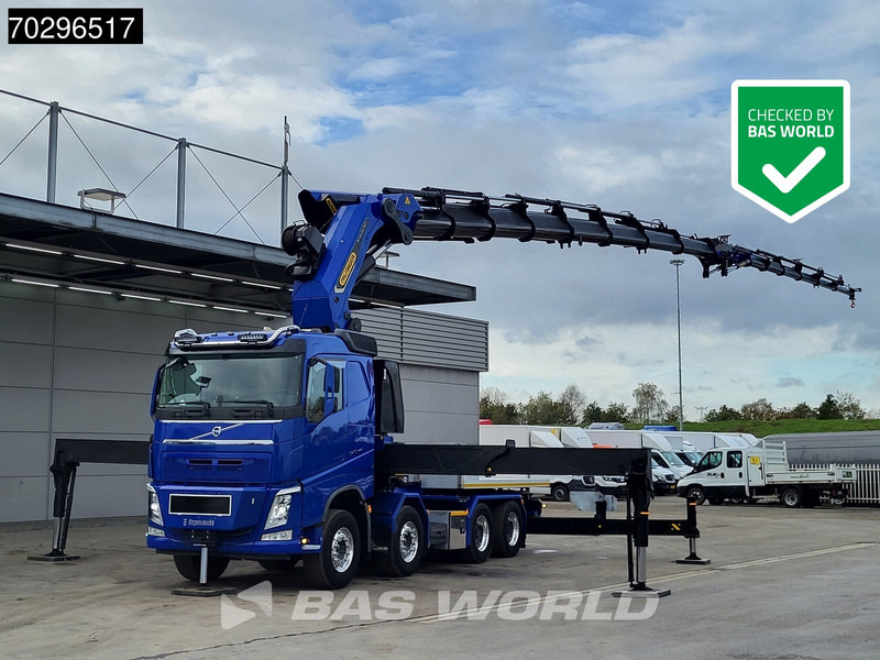 Volvo FH 540 FH 8X4 Palfinger PK165.002 TEC G Fly-Jib Winch Big-Axle VEB+ Euro 6 - Φορτηγό με ανοιχτή καρότσα, Φορτηγό με γερανό: φωτογραφία 1 Volvo FH 540 FH 8X4 Palfinger PK165.002 TEC G Fly-Jib Winch Big-Axle VEB+ Euro 6 - Φορτηγό με ανοιχτή καρότσα, Φορτηγό με γερανό: φωτογραφία 1