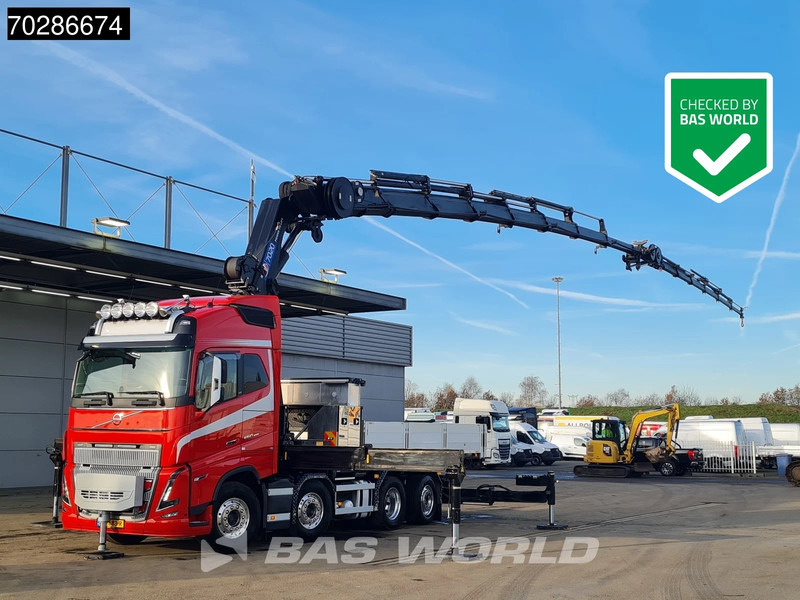 Volvo FH16 650 FH16 8X2 NL-Truck HMF 7020K-RCS Crane + Jib Lift+Steering-Axle Navi LED - Φορτηγό με ανοιχτή καρότσα, Φορτηγό με γερανό: φωτογραφία 1 Volvo FH16 650 FH16 8X2 NL-Truck HMF 7020K-RCS Crane + Jib Lift+Steering-Axle Navi LED - Φορτηγό με ανοιχτή καρότσα, Φορτηγό με γερανό: φωτογραφία 1
