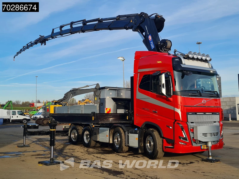 Volvo FH16 650 FH16 8X2 NL-Truck HMF 7020K-RCS Crane + Jib Lift+Steering-Axle Navi LED - Φορτηγό με ανοιχτή καρότσα, Φορτηγό με γερανό: φωτογραφία 3 Volvo FH16 650 FH16 8X2 NL-Truck HMF 7020K-RCS Crane + Jib Lift+Steering-Axle Navi LED - Φορτηγό με ανοιχτή καρότσα, Φορτηγό με γερανό: φωτογραφία 3