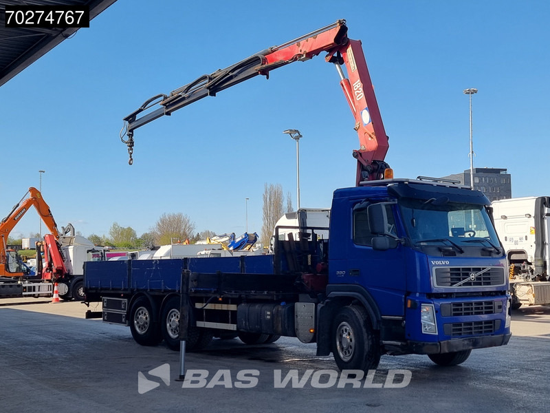 Volvo FM 330 6X2 HMF 1820 K3 Kran Crane Lift+Steering Axle Xenon Euro 5 - Φορτηγό με ανοιχτή καρότσα, Φορτηγό με γερανό: φωτογραφία 3 Volvo FM 330 6X2 HMF 1820 K3 Kran Crane Lift+Steering Axle Xenon Euro 5 - Φορτηγό με ανοιχτή καρότσα, Φορτηγό με γερανό: φωτογραφία 3