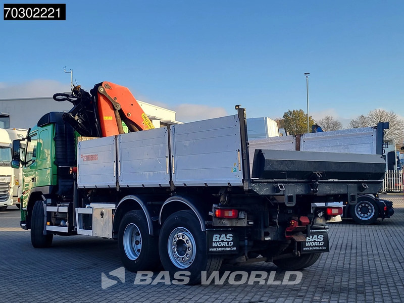 Volvo FM 340 FM 6X2 Palfinger PK23002 Crane 10m3 3-way tipper Lift+steering axle Euro 5 - Φορτηγό ανατρεπόμενο, Φορτηγό με γερανό: φωτογραφία 2 Volvo FM 340 FM 6X2 Palfinger PK23002 Crane 10m3 3-way tipper Lift+steering axle Euro 5 - Φορτηγό ανατρεπόμενο, Φορτηγό με γερανό: φωτογραφία 2