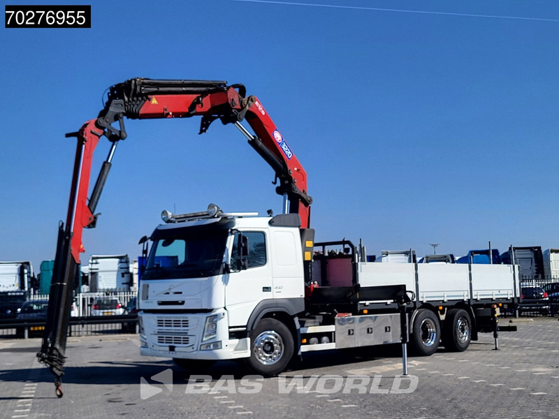 Volvo FM 450 6X2 HMF 3220 Crane Kran Lift-Lenkachse VEB+ Euro 6 - Φορτηγό με ανοιχτή καρότσα, Φορτηγό με γερανό: φωτογραφία 2 Volvo FM 450 6X2 HMF 3220 Crane Kran Lift-Lenkachse VEB+ Euro 6 - Φορτηγό με ανοιχτή καρότσα, Φορτηγό με γερανό: φωτογραφία 2