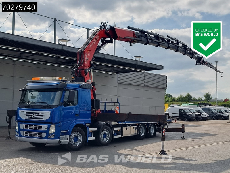 Volvo FM 450 8X2 FASSI 100 Ton/Meter Crane Kran 7 + 6 Jib Lift+steering Axle Euro 5 - Φορτηγό με ανοιχτή καρότσα, Φορτηγό με γερανό: φωτογραφία 1 Volvo FM 450 8X2 FASSI 100 Ton/Meter Crane Kran 7 + 6 Jib Lift+steering Axle Euro 5 - Φορτηγό με ανοιχτή καρότσα, Φορτηγό με γερανό: φωτογραφία 1