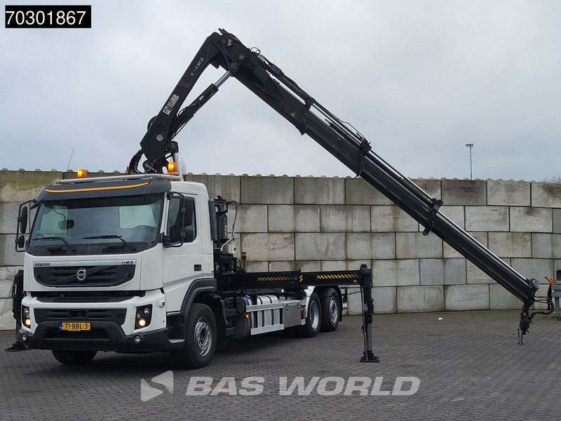 Volvo FMX 370 FMX 6X2 HIAB 244 E P-3 Hipro Kran + XR21S56 containersystem Lift+steering - Φορτηγό φόρτωσης γάντζου, Φορτηγό με γερανό: φωτογραφία 3 Volvo FMX 370 FMX 6X2 HIAB 244 E P-3 Hipro Kran + XR21S56 containersystem Lift+steering - Φορτηγό φόρτωσης γάντζου, Φορτηγό με γερανό: φωτογραφία 3