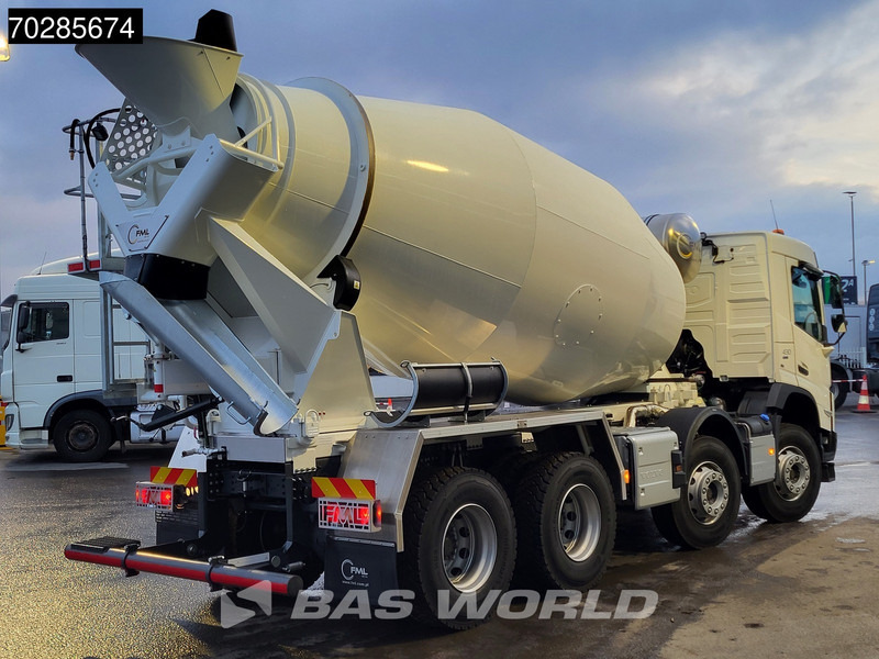 Volvo FMX 430 8X4 New! 10m3 FML Mixer Steelsuspension Automatic LED Euro 6 - Μπετονιέρα φορτηγό: φωτογραφία 5 Volvo FMX 430 8X4 New! 10m3 FML Mixer Steelsuspension Automatic LED Euro 6 - Μπετονιέρα φορτηγό: φωτογραφία 5
