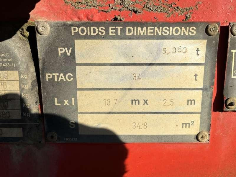 Ημιρυμουλκούμενο μεταφοράς ξυλείας Fruehauf GRUMIERE 3 ESSIEUX: φωτογραφία 35
