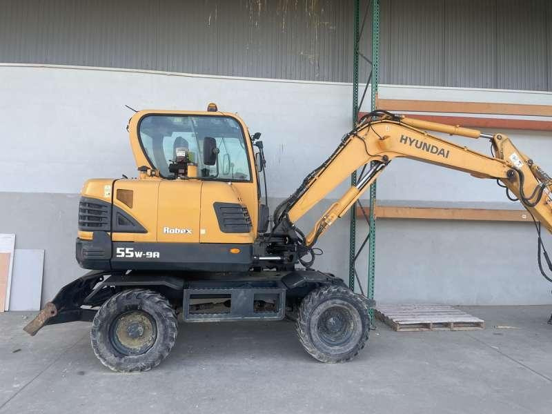 Hyundai R55W-9A - Τροχοφόρος εκσκαφέας: φωτογραφία 1 Hyundai R55W-9A - Τροχοφόρος εκσκαφέας: φωτογραφία 1