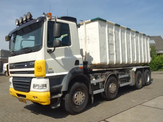 DAF CF 410 8X4 NCH CONTAINER SYSTEEM 32 TON 90 graden silo containers - Φορτηγό με σύστημα καλωδίων: φωτογραφία 3 DAF CF 410 8X4 NCH CONTAINER SYSTEEM 32 TON 90 graden silo containers - Φορτηγό με σύστημα καλωδίων: φωτογραφία 3