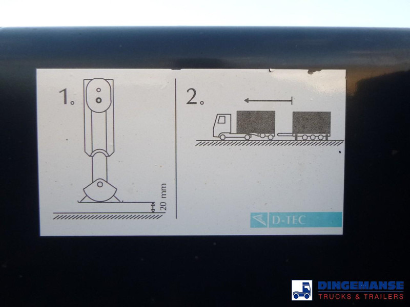 Επικαθήμενο μεταφοράς εμπορευματοκιβωτίων/ Κινητό αμάξωμα D-Tec 4-axle container combi trailer (2 + 2 axles): φωτογραφία 20 Επικαθήμενο μεταφοράς εμπορευματοκιβωτίων/ Κινητό αμάξωμα D-Tec 4-axle container combi trailer (2 + 2 axles): φωτογραφία 20