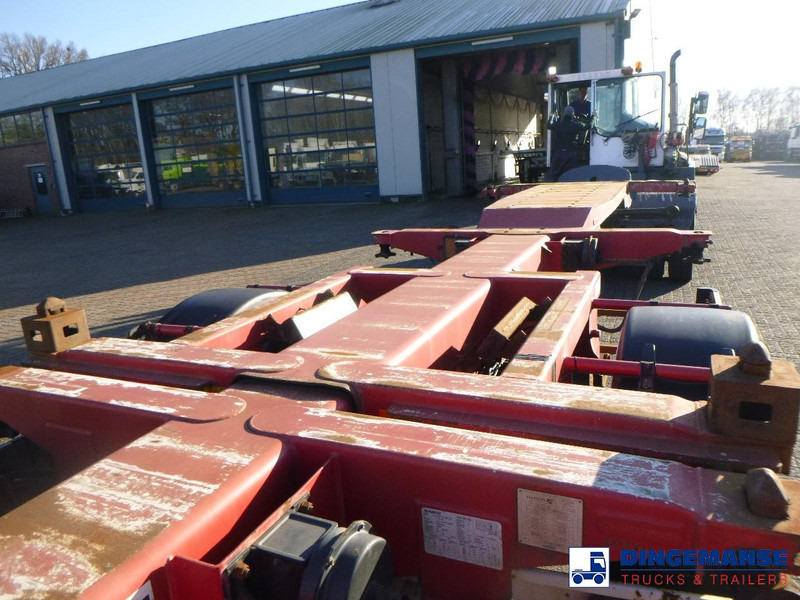 Επικαθήμενο μεταφοράς εμπορευματοκιβωτίων/ Κινητό αμάξωμα D-Tec 4-axle container combi trailer (3 + 1 axles) 20-30-40-45 ft: φωτογραφία 7
