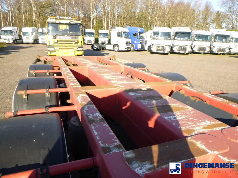 Επικαθήμενο μεταφοράς εμπορευματοκιβωτίων/ Κινητό αμάξωμα D-Tec 4-axle container combi trailer (3 + 1 axles) 20-30-40-45 ft: φωτογραφία 6