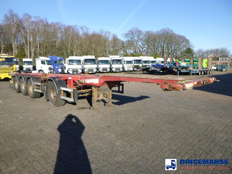 D-Tec 4-axle container combi trailer (3 + 1 axles) 20-30-40-45 ft - Επικαθήμενο μεταφοράς εμπορευματοκιβωτίων/ Κινητό αμάξωμα: φωτογραφία 2 D-Tec 4-axle container combi trailer (3 + 1 axles) 20-30-40-45 ft - Επικαθήμενο μεταφοράς εμπορευματοκιβωτίων/ Κινητό αμάξωμα: φωτογραφία 2