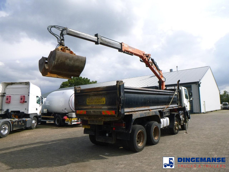 DAF CF 85.360 8X4 RHD tipper + Terex 118.2 VGL-A15 - Φορτηγό με γερανό: φωτογραφία 4 DAF CF 85.360 8X4 RHD tipper + Terex 118.2 VGL-A15 - Φορτηγό με γερανό: φωτογραφία 4