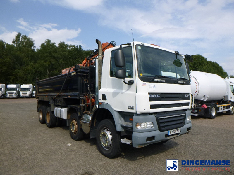 Φορτηγό με γερανό DAF CF 85.360 8X4 RHD tipper + Terex 118.2 VGL-A15: φωτογραφία 6