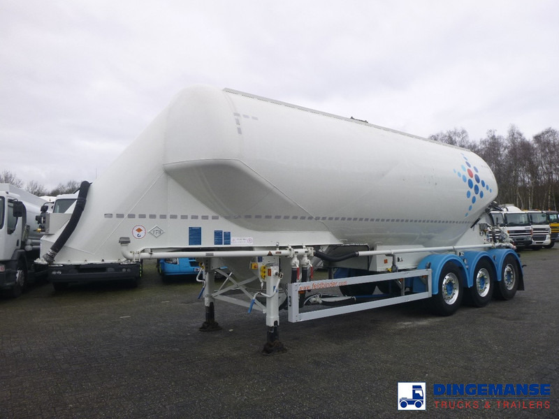 Feldbinder Powder tank alu 36 m3 / 1 comp - Επικαθήμενο βυτίο: φωτογραφία 1 Feldbinder Powder tank alu 36 m3 / 1 comp - Επικαθήμενο βυτίο: φωτογραφία 1