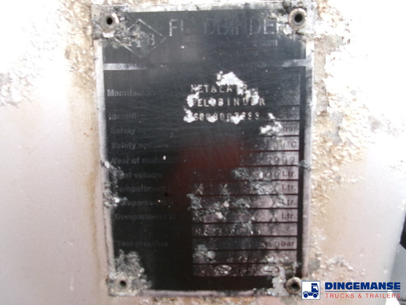 Επικαθήμενο βυτίο Feldbinder Powder tank alu 38 m3 (tipping): φωτογραφία 17