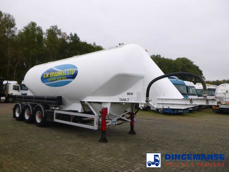 Feldbinder Powder tank alu 40 m3 / 1 comp - Επικαθήμενο βυτίο: φωτογραφία 2 Feldbinder Powder tank alu 40 m3 / 1 comp - Επικαθήμενο βυτίο: φωτογραφία 2