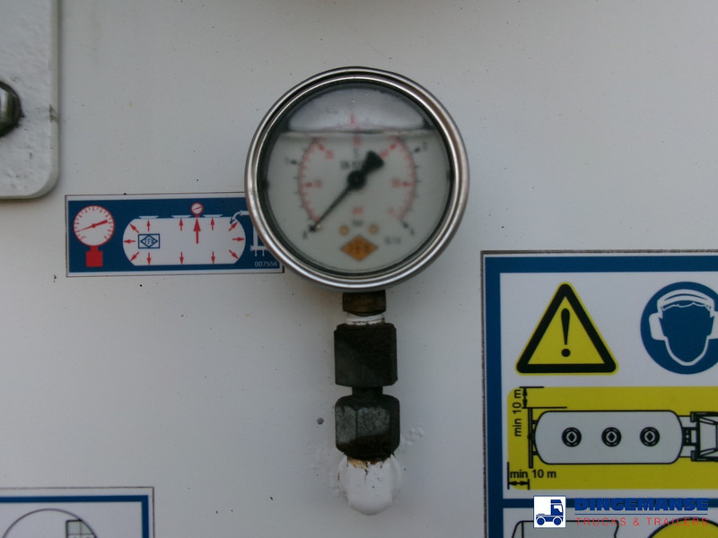Επικαθήμενο βυτίο Feldbinder Powder tank alu alu 49 m3 / 1 comp: φωτογραφία 15