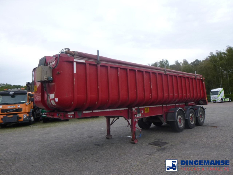 Fruehauf Tipper trailer alu 34.6 m3 + tarpaulin - Επικαθήμενο ανατρεπόμενο: φωτογραφία 1 Fruehauf Tipper trailer alu 34.6 m3 + tarpaulin - Επικαθήμενο ανατρεπόμενο: φωτογραφία 1