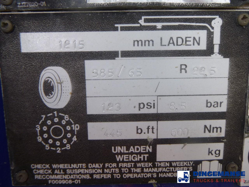 Επικαθήμενο ανατρεπόμενο Fruehauf Tipper trailer alu 35 m3 + tarpaulin: φωτογραφία 17 Επικαθήμενο ανατρεπόμενο Fruehauf Tipper trailer alu 35 m3 + tarpaulin: φωτογραφία 17