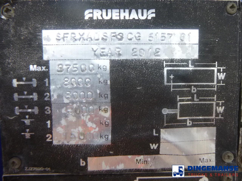Επικαθήμενο ανατρεπόμενο Fruehauf Tipper trailer alu 35 m3 + tarpaulin: φωτογραφία 16 Επικαθήμενο ανατρεπόμενο Fruehauf Tipper trailer alu 35 m3 + tarpaulin: φωτογραφία 16