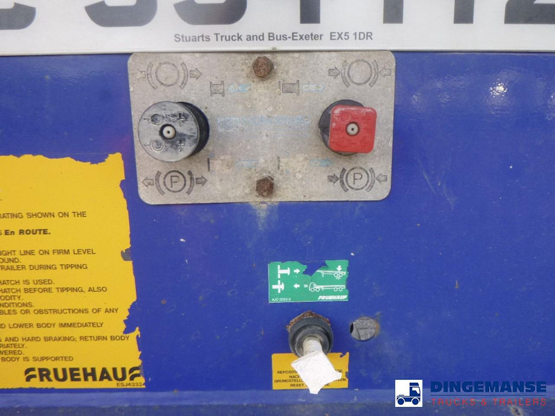 Επικαθήμενο ανατρεπόμενο Fruehauf Tipper trailer alu 35 m3 + tarpaulin: φωτογραφία 15 Επικαθήμενο ανατρεπόμενο Fruehauf Tipper trailer alu 35 m3 + tarpaulin: φωτογραφία 15