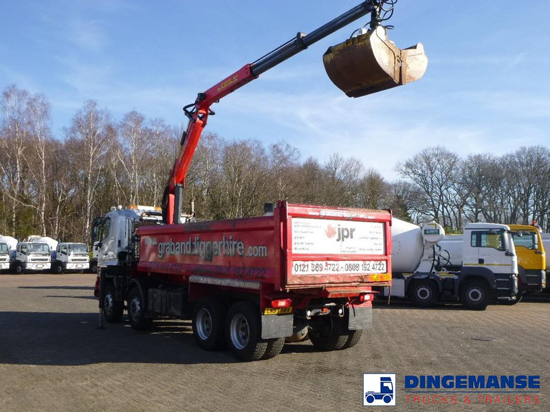 Hino FY1EUKA 8x4 tipper RHD + Palfinger E120L + grapple - Φορτηγό με γερανό: φωτογραφία 4 Hino FY1EUKA 8x4 tipper RHD + Palfinger E120L + grapple - Φορτηγό με γερανό: φωτογραφία 4