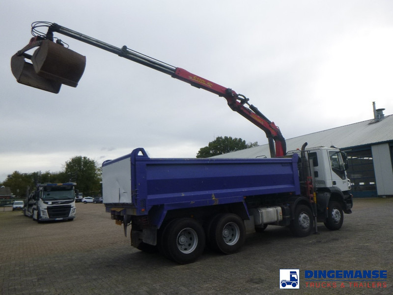 Iveco AD340T36 8x4 RHD tipper + Palfinger E120 plus + grapple - Φορτηγό με γερανό: φωτογραφία 4 Iveco AD340T36 8x4 RHD tipper + Palfinger E120 plus + grapple - Φορτηγό με γερανό: φωτογραφία 4