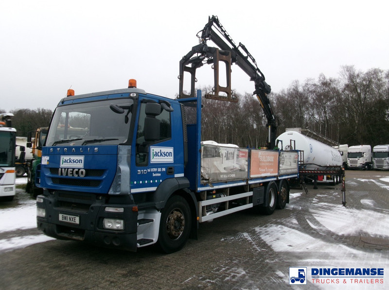 Iveco Stralis 310 EEV 6x2 RHD + Atlas 120.2E - Φορτηγό με γερανό: φωτογραφία 1 Iveco Stralis 310 EEV 6x2 RHD + Atlas 120.2E - Φορτηγό με γερανό: φωτογραφία 1