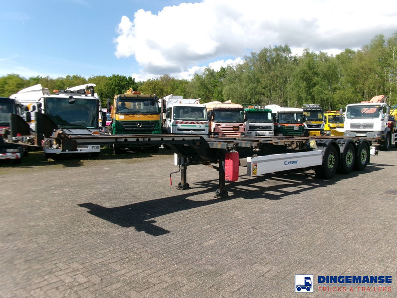 Krone 3-axle container trailer 20-30-40-45 ft DA08LNA - Επικαθήμενο μεταφοράς εμπορευματοκιβωτίων/ Κινητό αμάξωμα: φωτογραφία 1 Krone 3-axle container trailer 20-30-40-45 ft DA08LNA - Επικαθήμενο μεταφοράς εμπορευματοκιβωτίων/ Κινητό αμάξωμα: φωτογραφία 1