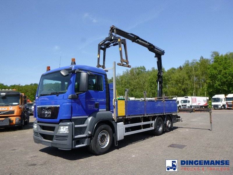 MAN TGS 26.360 6X2 RHD + HMF 1420-K2 + grapple - Φορτηγό με γερανό: φωτογραφία 1 MAN TGS 26.360 6X2 RHD + HMF 1420-K2 + grapple - Φορτηγό με γερανό: φωτογραφία 1