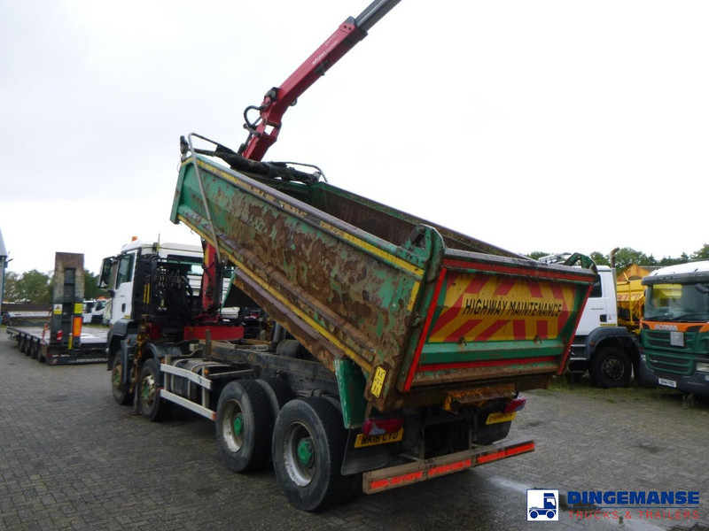 MAN TGS 35.400 8X4 RHD tipper + Palfinger Epsilon M125L - Φορτηγό με γερανό: φωτογραφία 3 MAN TGS 35.400 8X4 RHD tipper + Palfinger Epsilon M125L - Φορτηγό με γερανό: φωτογραφία 3