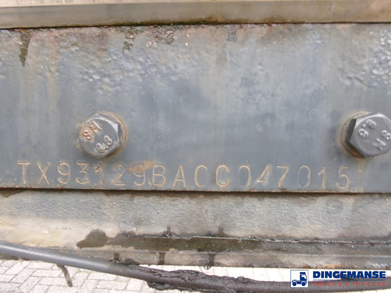 Επικαθήμενο βυτίο METALOVOUGA Bitumen / heavy oil tank inox 29 m3 / 1 comp: φωτογραφία 16