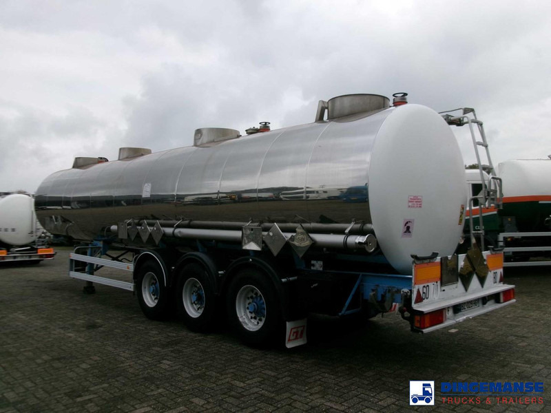 Magyar Chemical tank inox L4BH 33.5 m3 / 3 comp - Επικαθήμενο βυτίο: φωτογραφία 4 Magyar Chemical tank inox L4BH 33.5 m3 / 3 comp - Επικαθήμενο βυτίο: φωτογραφία 4
