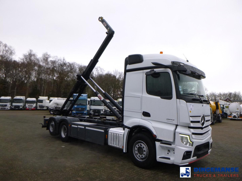 Mercedes-Benz Actros 2843 6x2 Hyva container hook 20t - Φορτηγό φόρτωσης γάντζου: φωτογραφία 2 Mercedes-Benz Actros 2843 6x2 Hyva container hook 20t - Φορτηγό φόρτωσης γάντζου: φωτογραφία 2