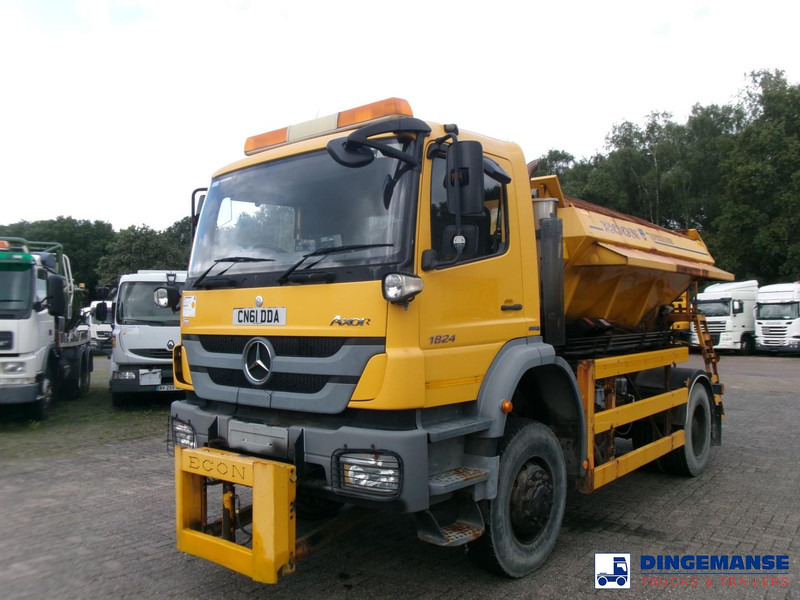 Mercedes-Benz Axor 1824 4x4 RHD salt spreader / gritter - Εκχιονιστικό μηχάνημα: φωτογραφία 1 Mercedes-Benz Axor 1824 4x4 RHD salt spreader / gritter - Εκχιονιστικό μηχάνημα: φωτογραφία 1