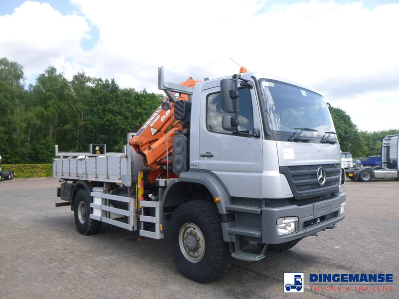 Mercedes-Benz Axor 1829 4x4 RHD + Atlas 85.2 A5L - Φορτηγό με γερανό: φωτογραφία 2 Mercedes-Benz Axor 1829 4x4 RHD + Atlas 85.2 A5L - Φορτηγό με γερανό: φωτογραφία 2