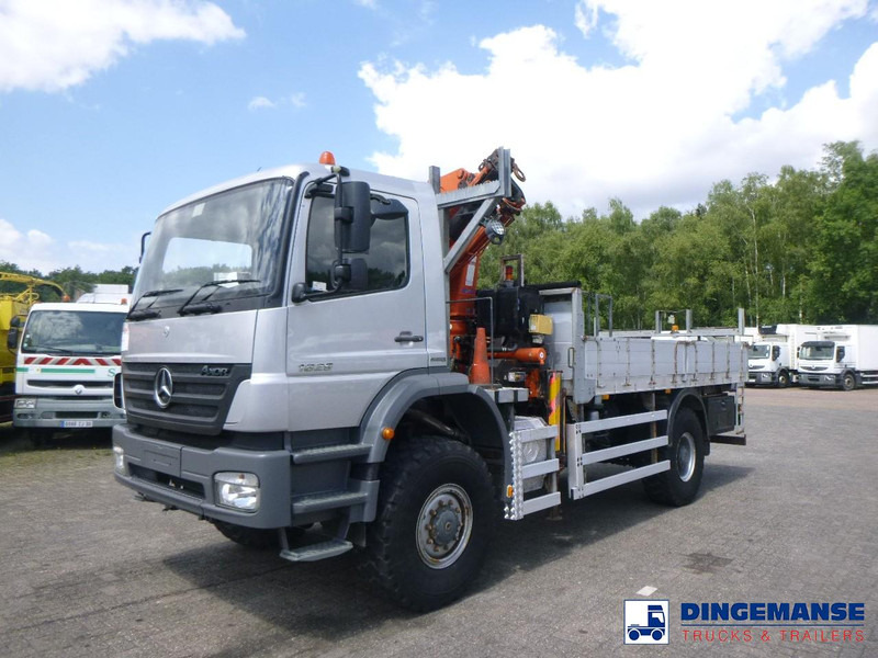 Mercedes-Benz Axor 1829 4x4 RHD + Atlas 85.2 A5L - Φορτηγό με γερανό: φωτογραφία 1 Mercedes-Benz Axor 1829 4x4 RHD + Atlas 85.2 A5L - Φορτηγό με γερανό: φωτογραφία 1