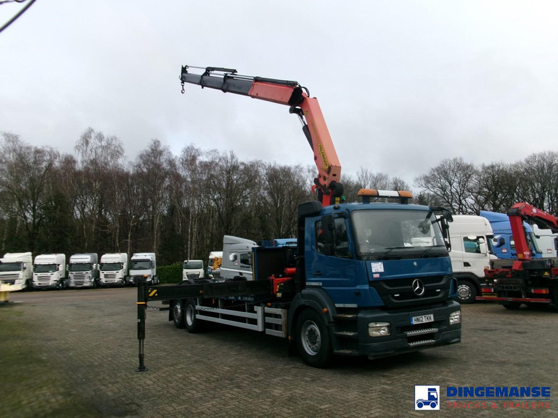 Mercedes-Benz Axor 2529 6x2 RHD + Palfinger PK26002 EH crane - Φορτηγό με γερανό: φωτογραφία 2 Mercedes-Benz Axor 2529 6x2 RHD + Palfinger PK26002 EH crane - Φορτηγό με γερανό: φωτογραφία 2