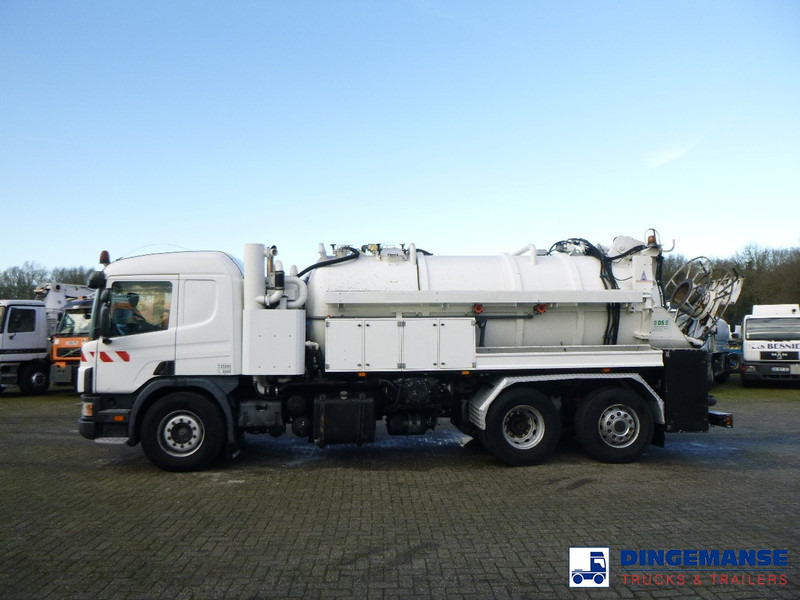 Όχημα εκκένωσης βόθρων Scania P124-420 6x2 vacuum tank 10.5 m3: φωτογραφία 8