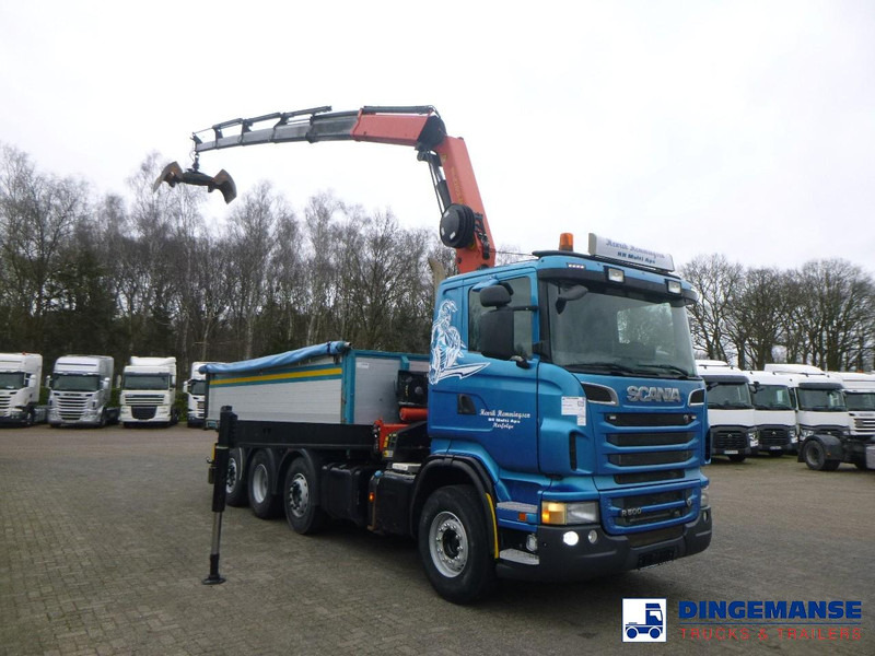 Scania R 500 8X2 tipper + Palfinger PK27001 EHD - Φορτηγό με γερανό: φωτογραφία 2 Scania R 500 8X2 tipper + Palfinger PK27001 EHD - Φορτηγό με γερανό: φωτογραφία 2