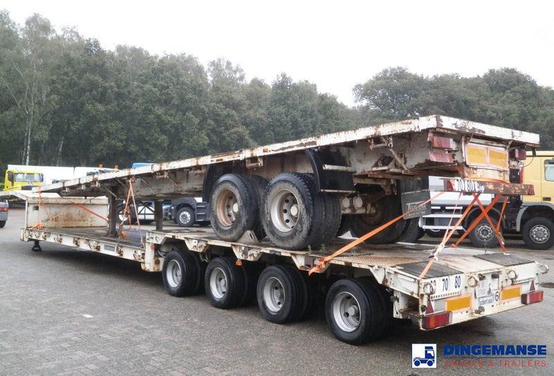 Traylona 2-axle platform trailer 39000KG / Extendable 19M - Επικαθήμενο με χαμηλό δάπεδο: φωτογραφία 4 Traylona 2-axle platform trailer 39000KG / Extendable 19M - Επικαθήμενο με χαμηλό δάπεδο: φωτογραφία 4