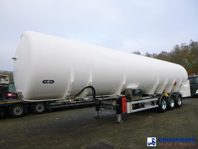 Van Hool Cryogenic tank inox 58.6 m3 / 1 comp / R10,4BN (methane/argon/nitrogen) - Επικαθήμενο βυτίο: φωτογραφία 1 Van Hool Cryogenic tank inox 58.6 m3 / 1 comp / R10,4BN (methane/argon/nitrogen) - Επικαθήμενο βυτίο: φωτογραφία 1