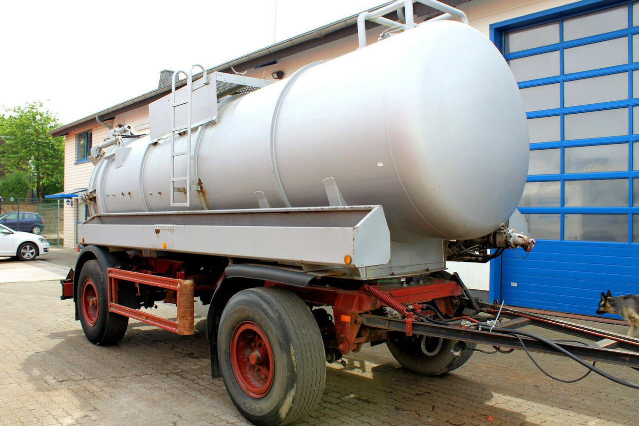 2-Achs Haller 12m³ Saug u. Druck Anhänger Ex-ADR - Ρυμούλκα βυτίο: φωτογραφία 1 2-Achs Haller 12m³ Saug u. Druck Anhänger Ex-ADR - Ρυμούλκα βυτίο: φωτογραφία 1